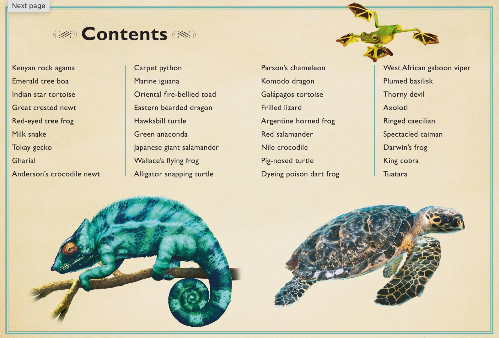 The Magnificent Book of Reptiles and Amphibians