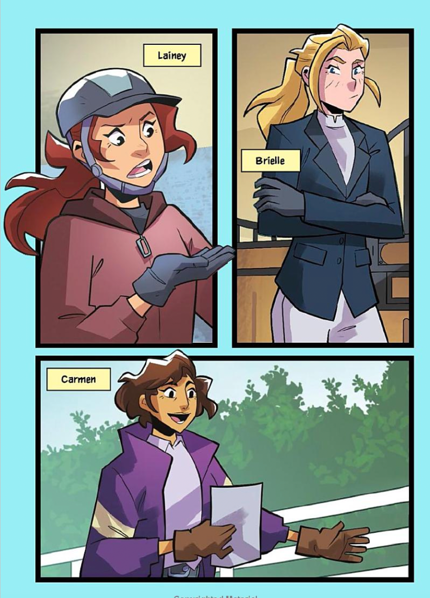 Jake Maddox Graphic Novels: Horseback Hardships