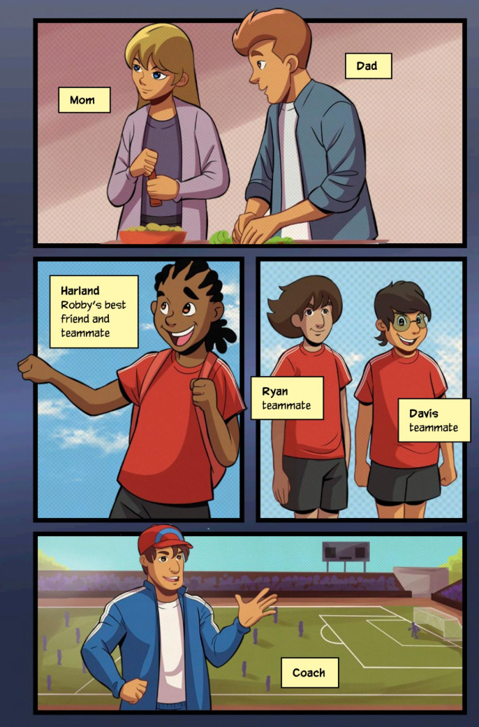 Jake Maddox Graphic Novels: Rock 'n' Goal