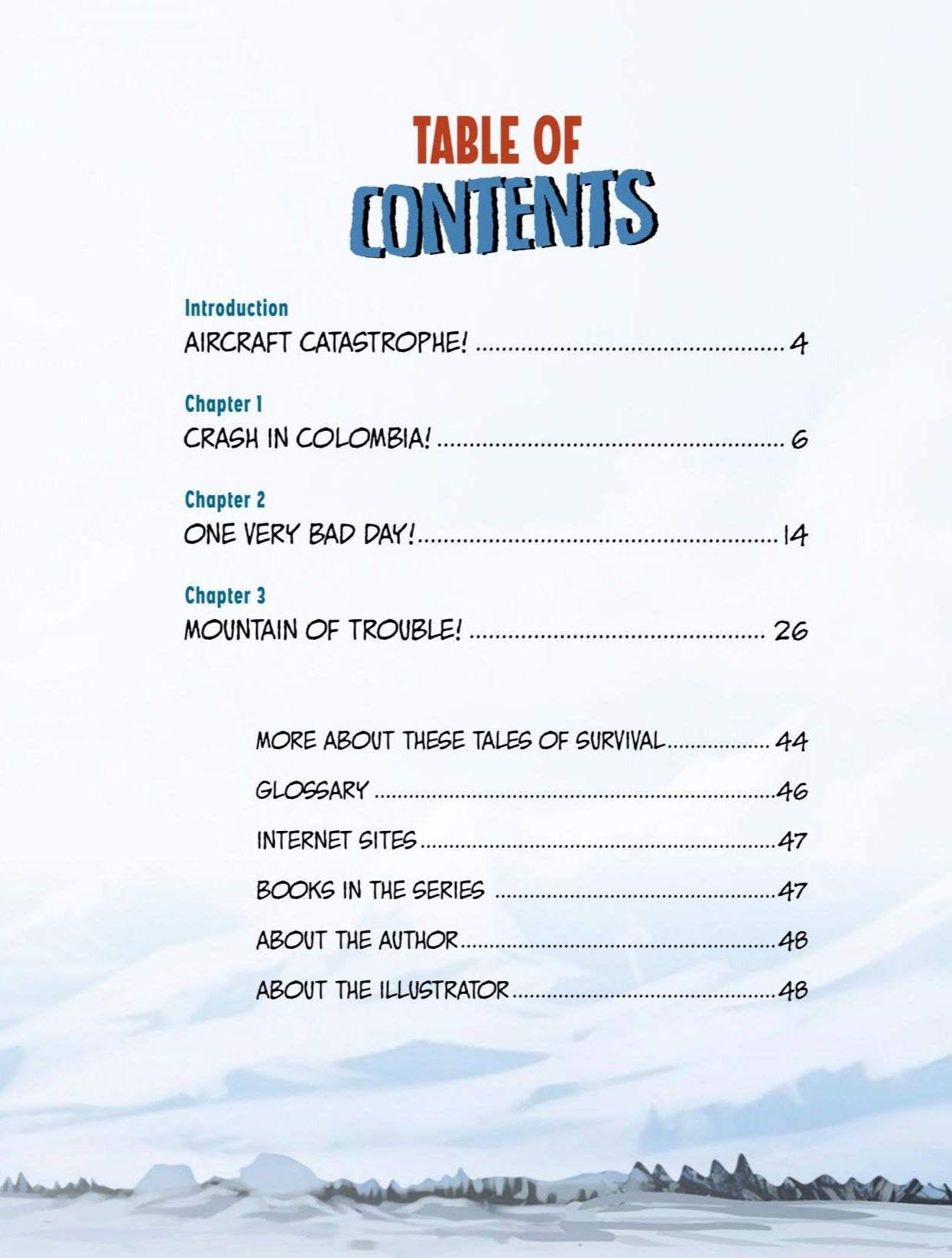 True Survival Graphics: Planes in Peril