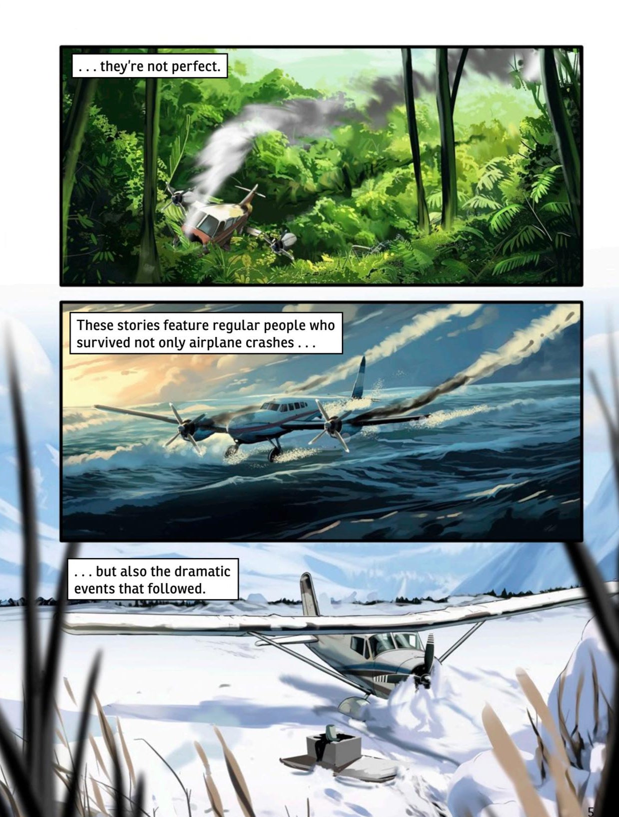 True Survival Graphics: Planes in Peril