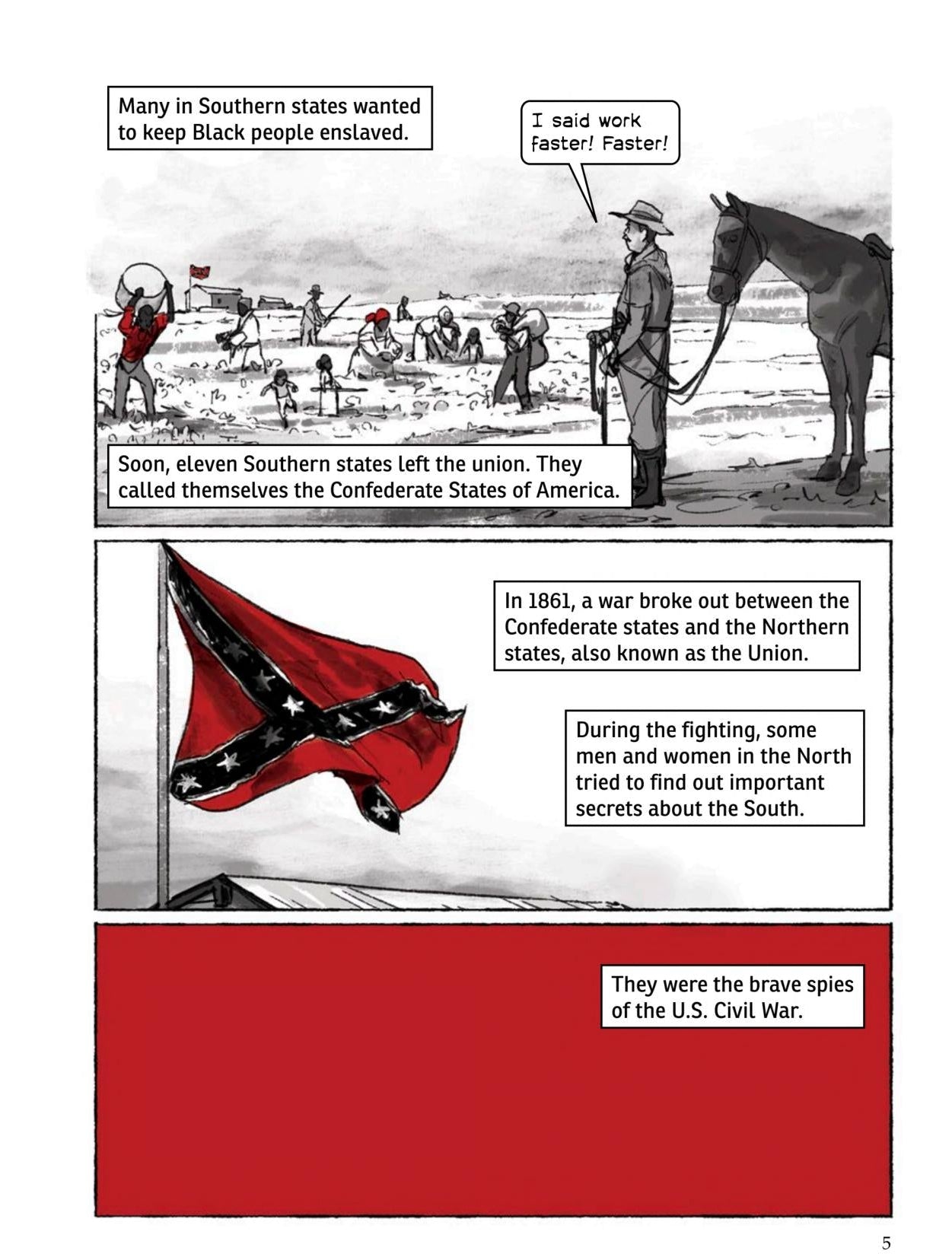 Spy Story Graphics: Secrets Between States: Brave Spies of the U.S. Civil War