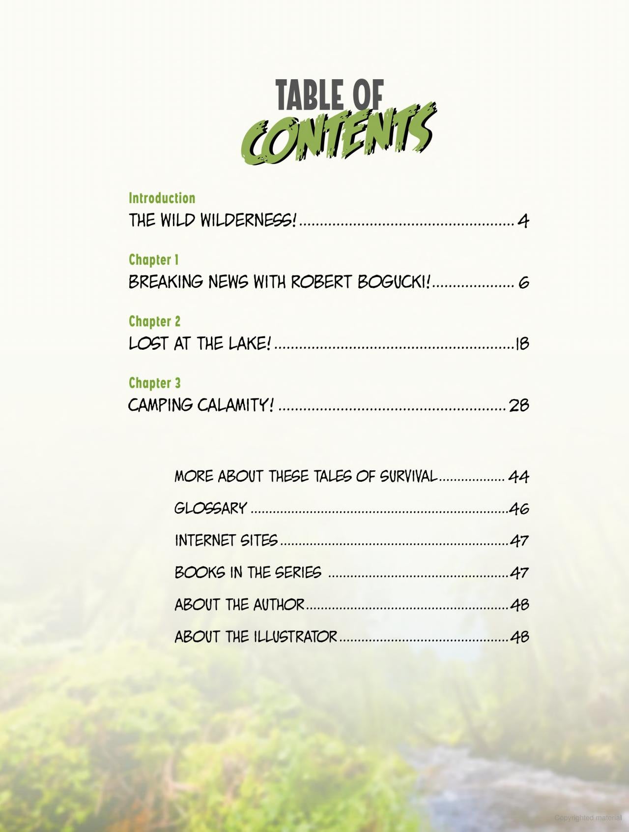 True Survival Graphics: Alone in the Wild