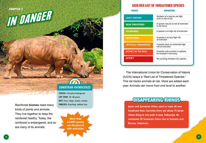 Animals in Danger: Endangered Animals of the Rainforest