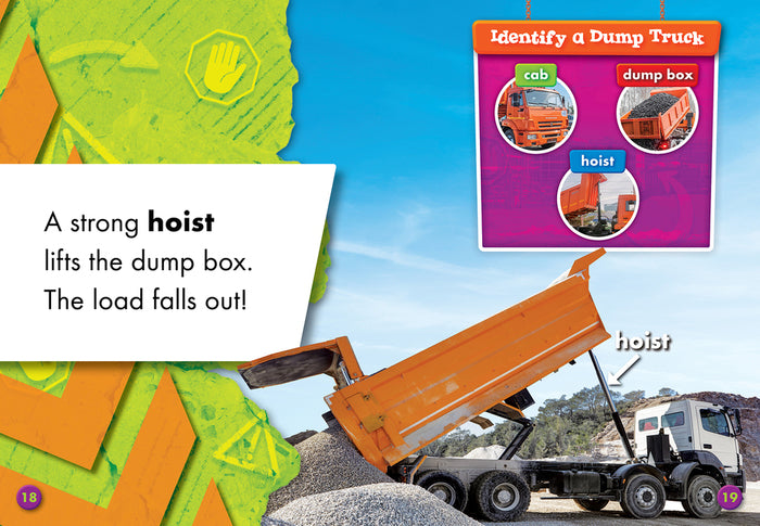 At The Construction Site: Dump Trucks