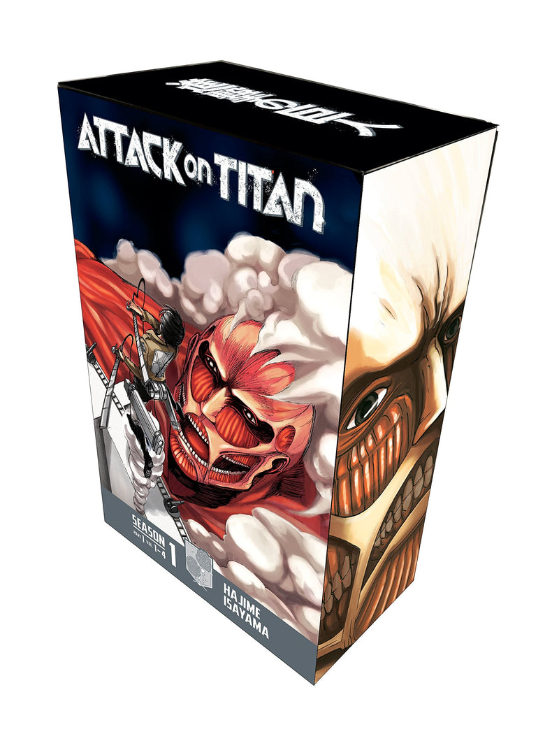 Attack on Titan Manga Season 1: Part 1 Vols 1-4