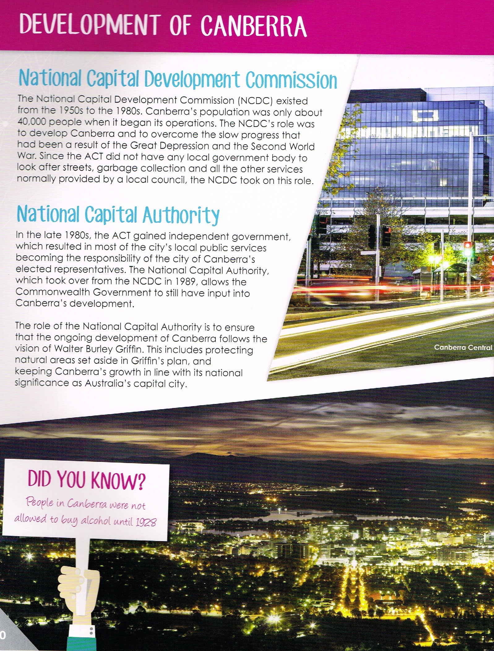 Capital Cities Across Australia: Canberra