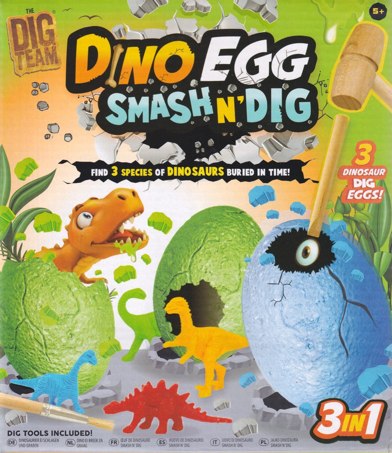3 In 1 Dino Egg Smash N Dig