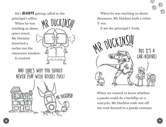 Paw Prints: Mr Duckins' Chickens