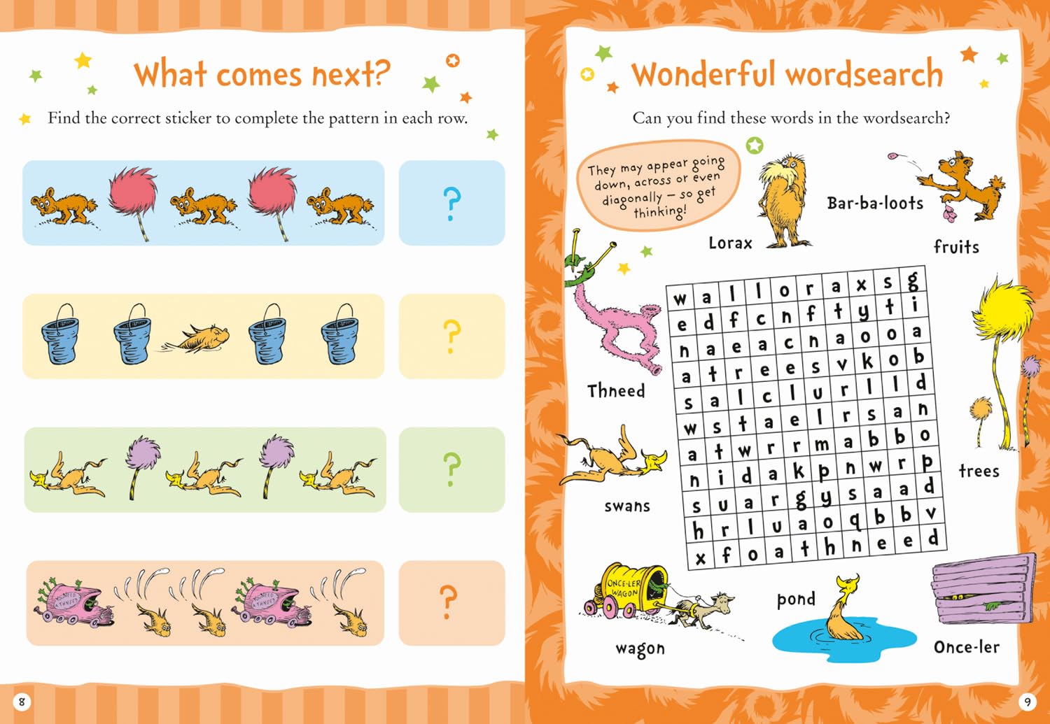 The Lorax Activity Book