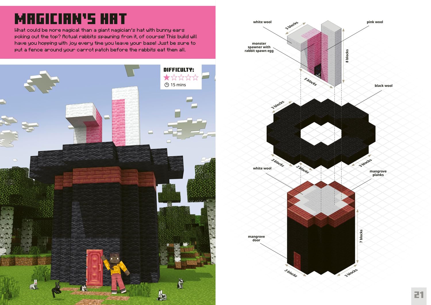 Minecraft Magic Bite Size Builds
