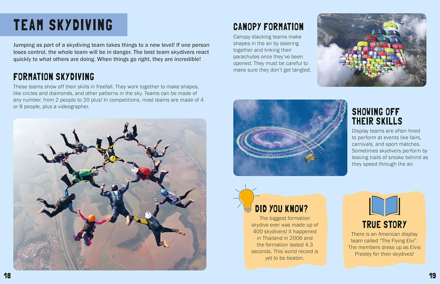 The Story Behind: Skydiving