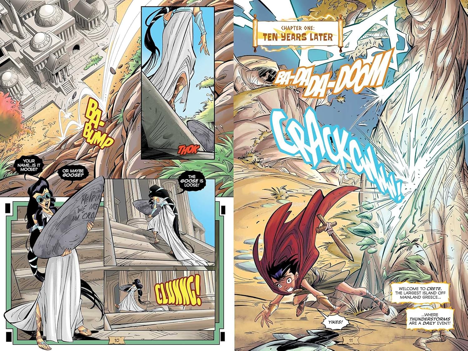 Heroes in Training Graphic Novel: Zeus and the Thunderbolt of Doom