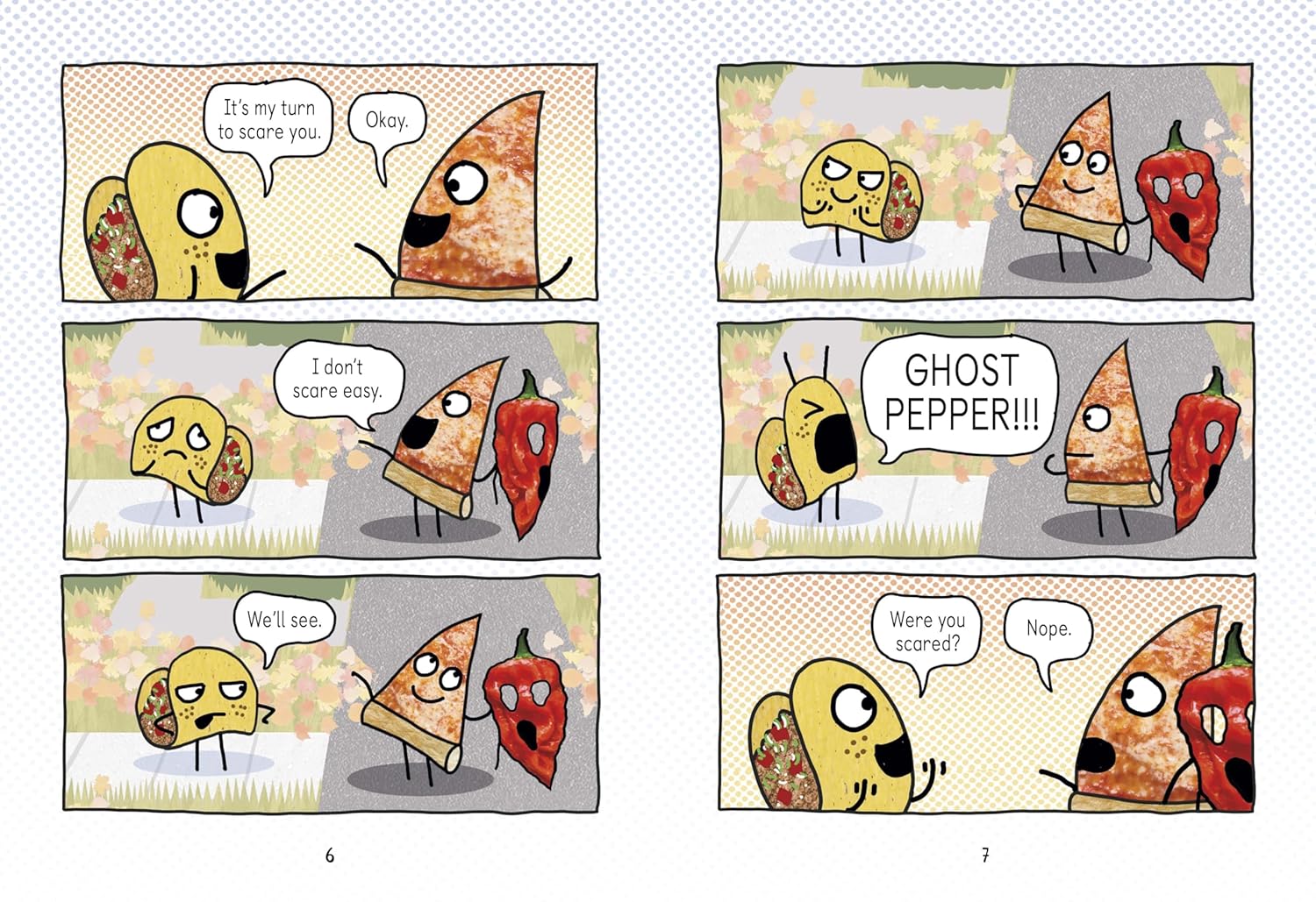 Pizza and Taco 7: Dare to be Scared!