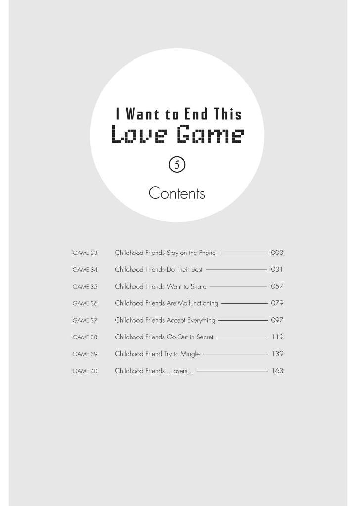 I Want to End This Love Game, Vol. 5