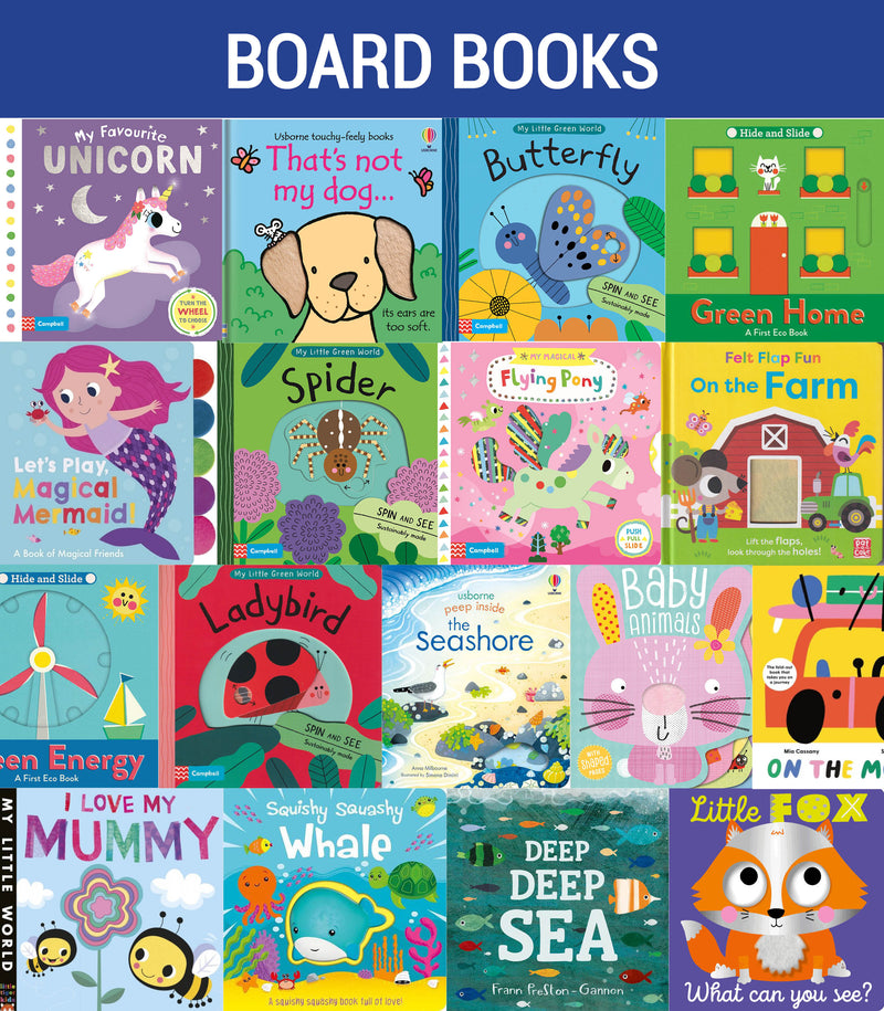 Board Book Variety Pack (40 titles)