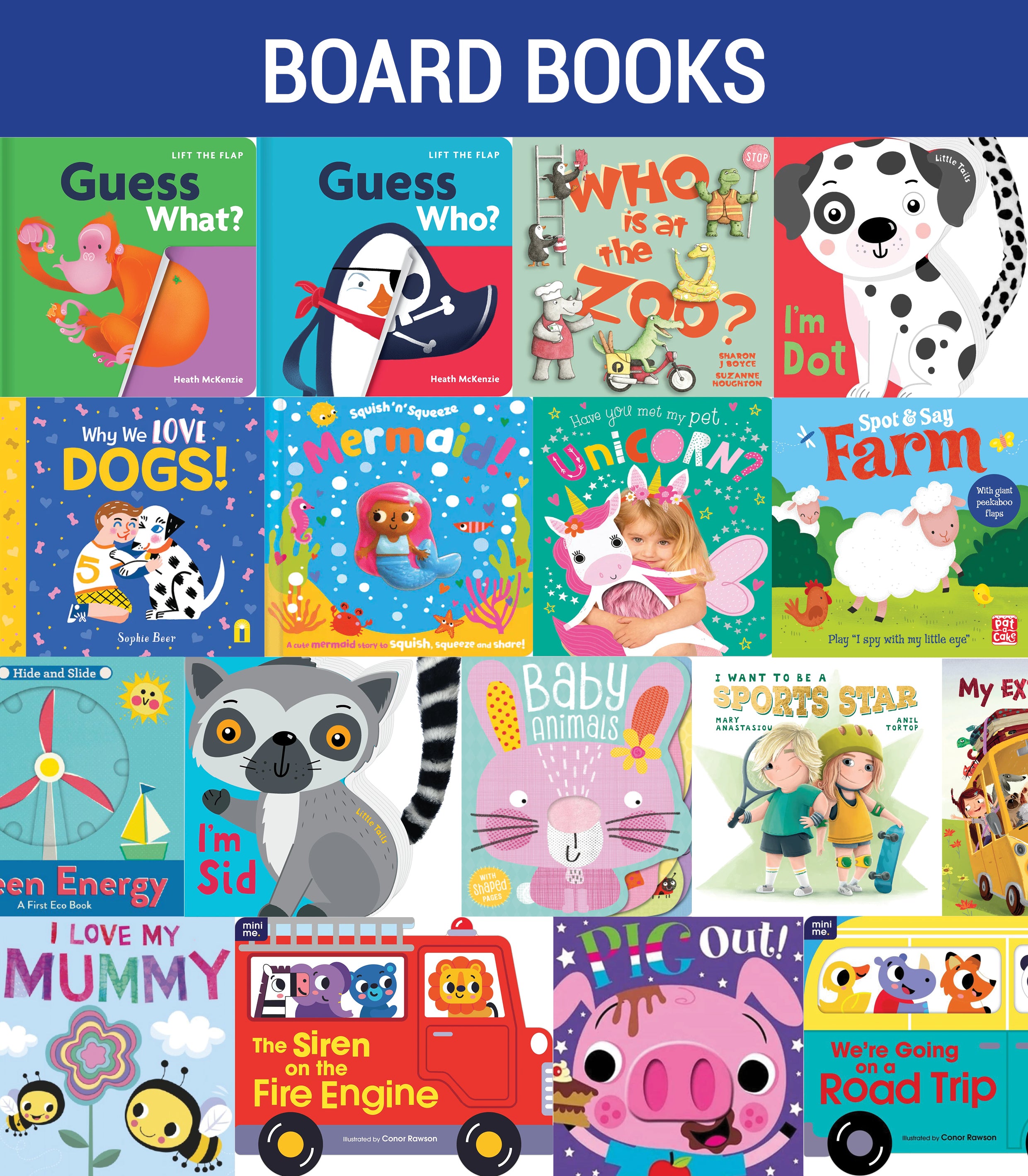 Board Book Variety Pack (40 titles)