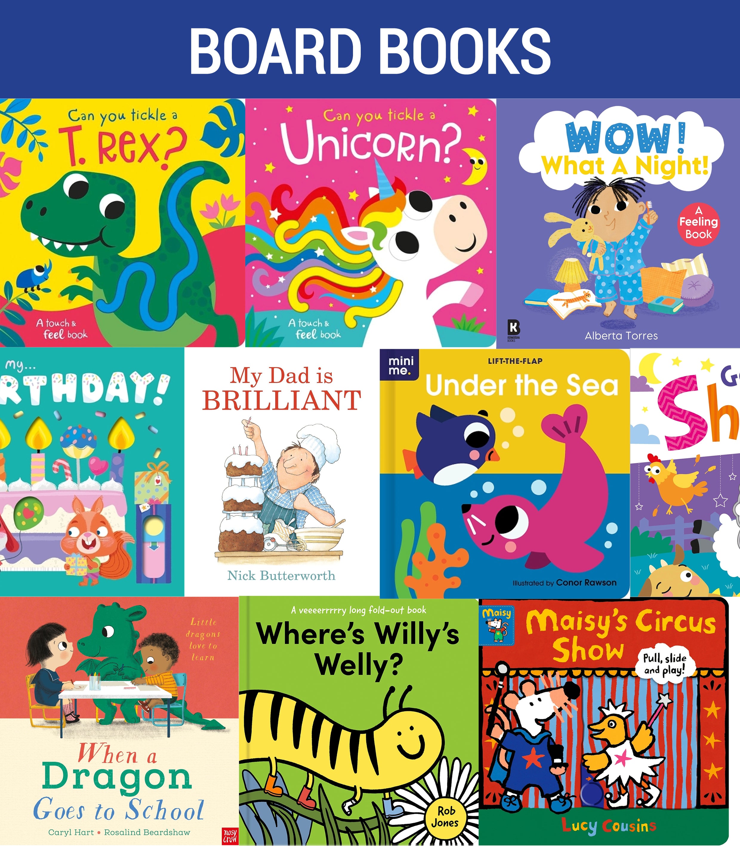 Board Book Variety Pack (40 titles)