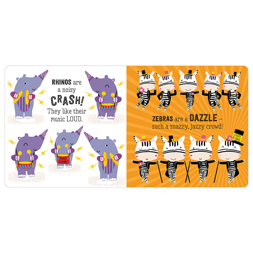 A Dazzle Of Zebras Board Book