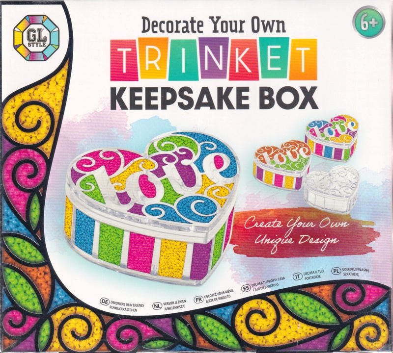 Decorate Your Own Trinket Keepsake Box