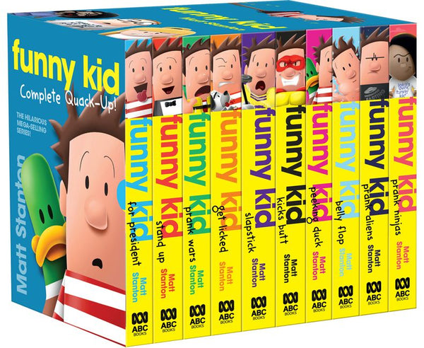 Funny Kid Complete Quack-Up 10 Book Box Set (slipcase)