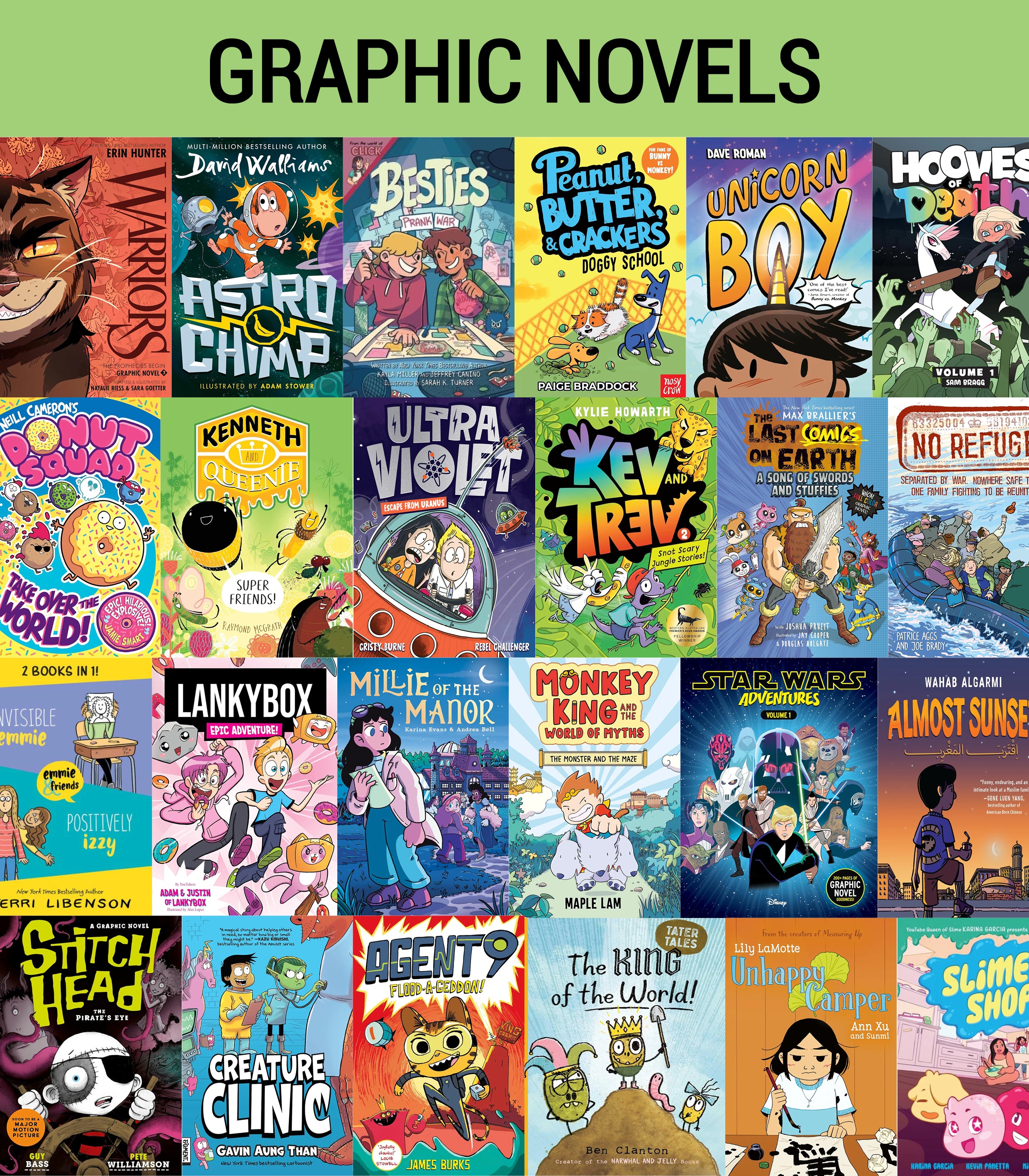 Graphic Novel Variety Pack (30 titles)