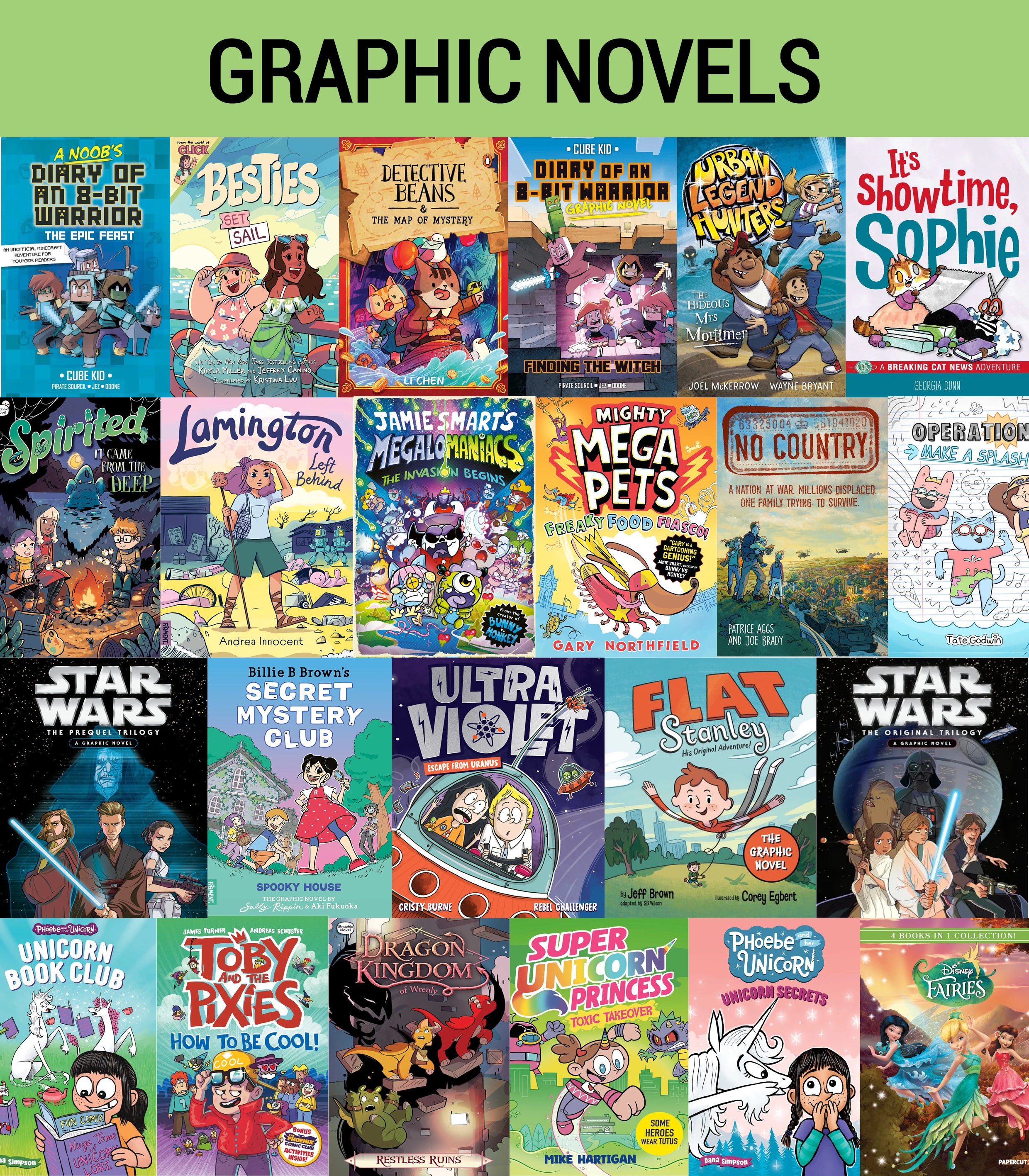 Graphic Novel Variety Pack (30 titles)