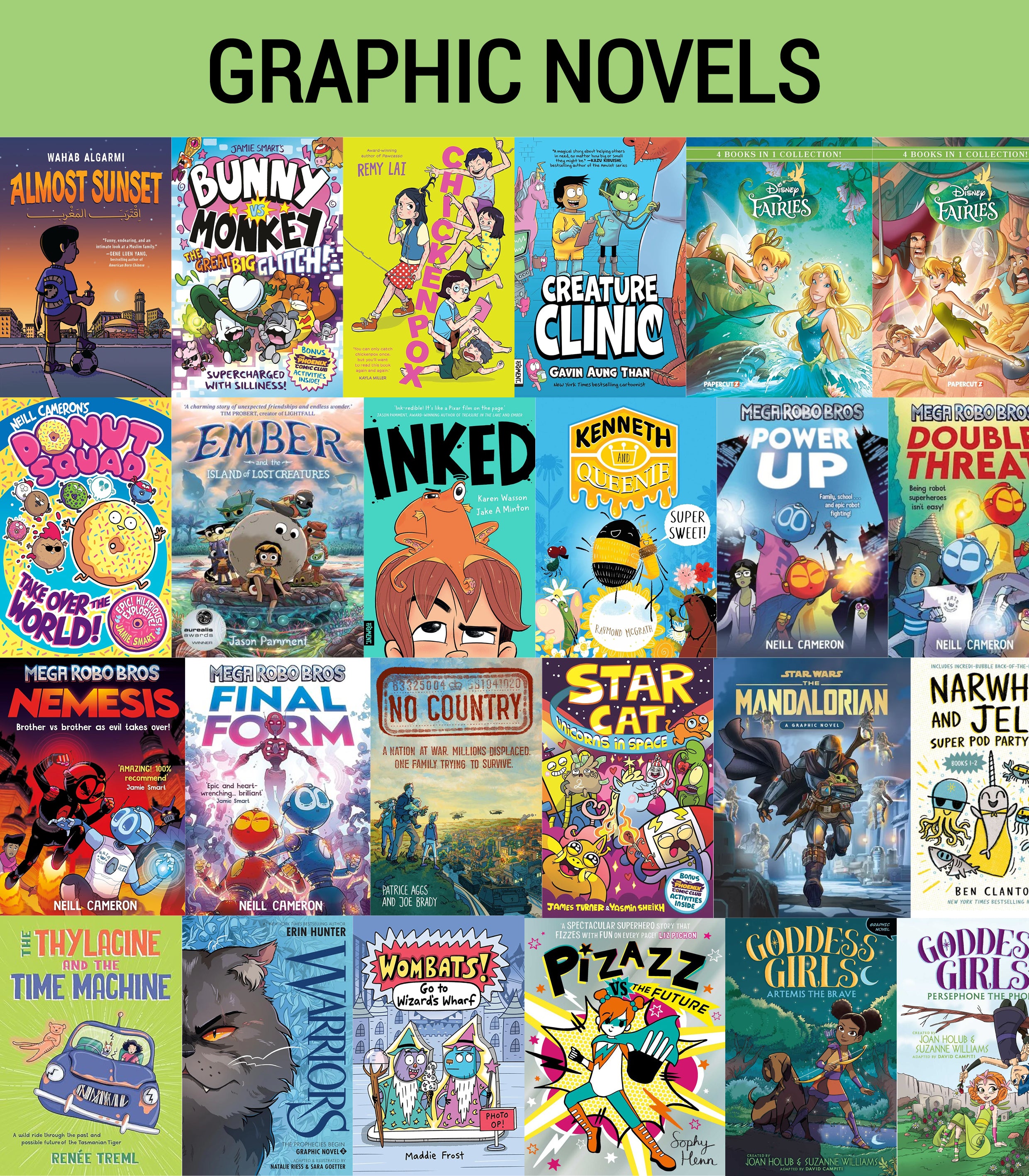 Graphic Novel Variety Pack (30 titles)
