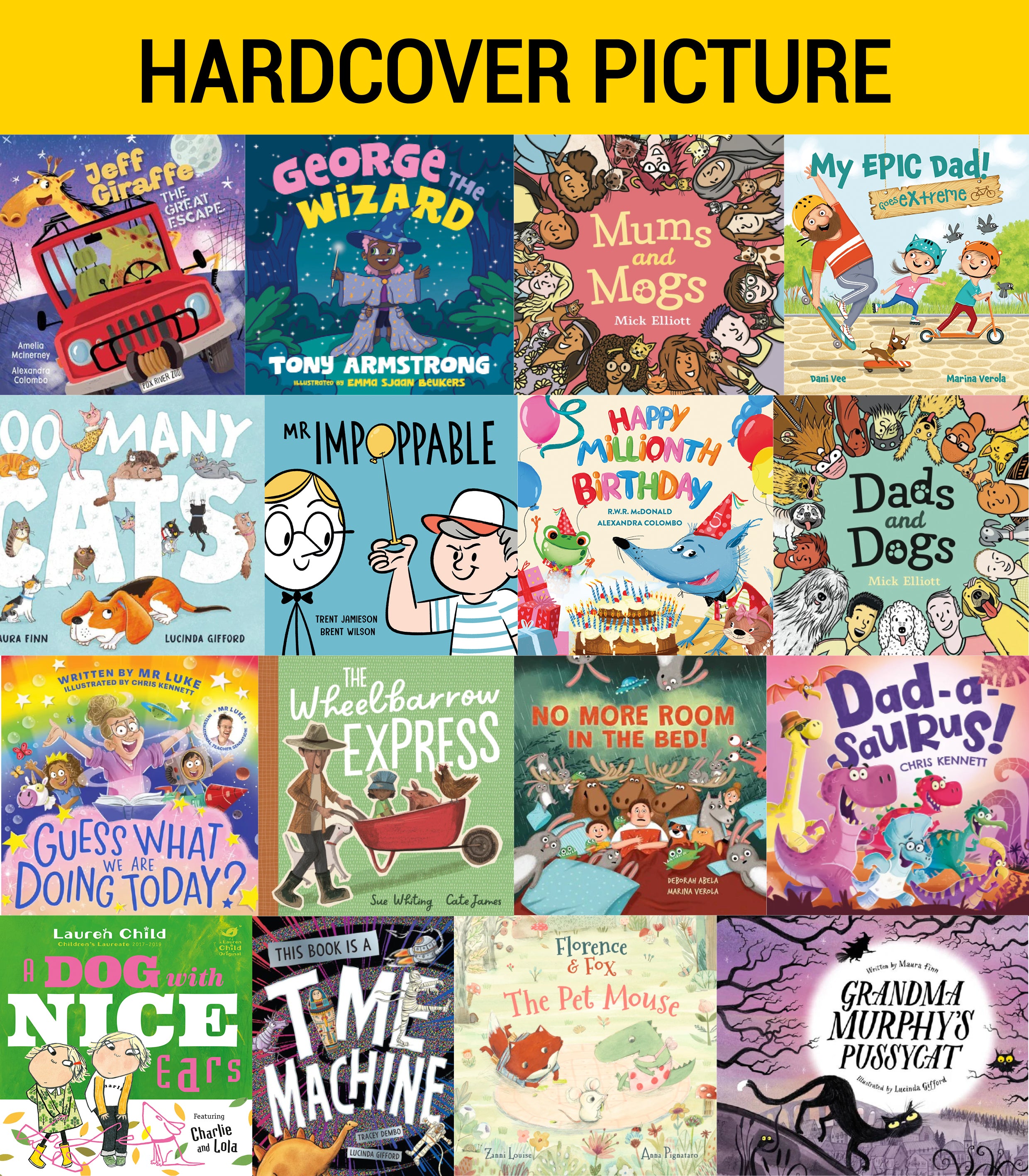 Picture Books (Hardcover) Variety Pack (20 titles)