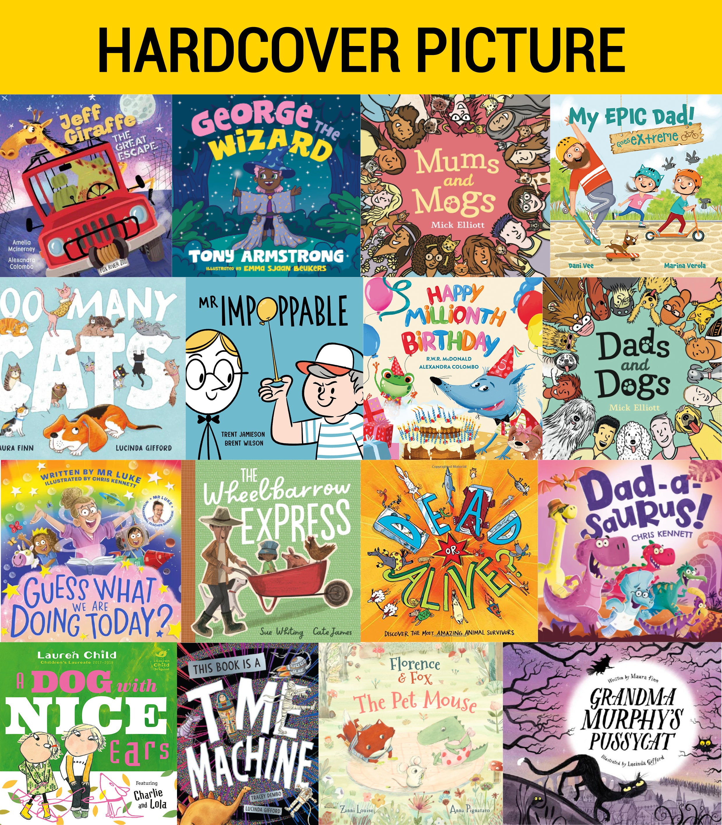 Picture Books (Hardcover) Variety Pack (20 titles)