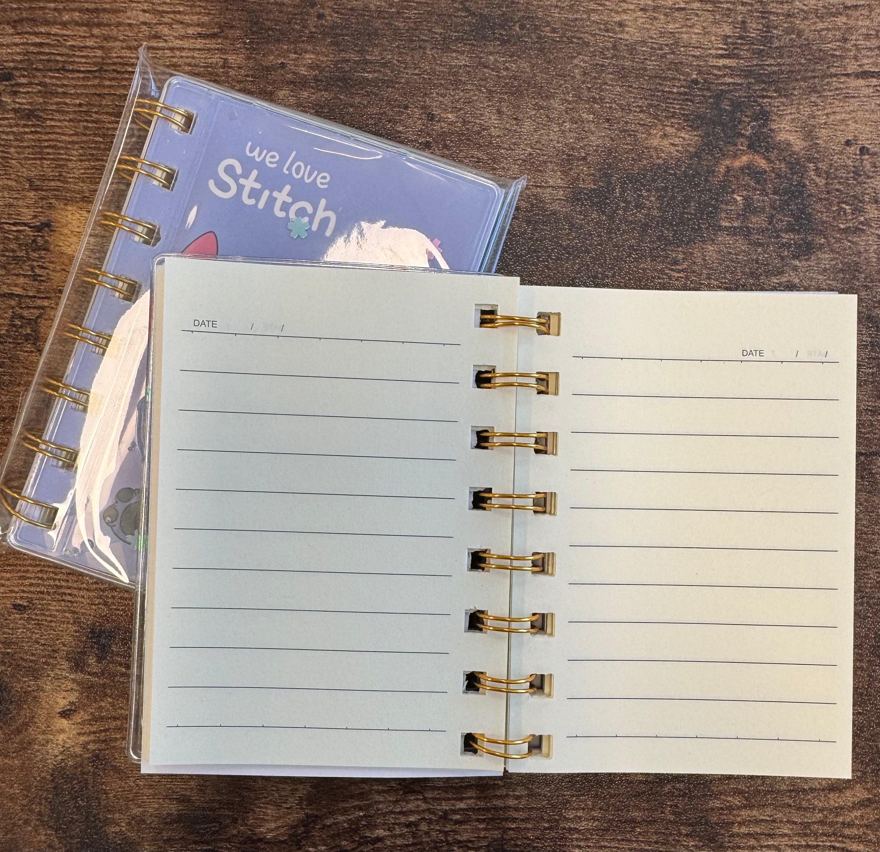 Stitch Spiral Funny Notebook