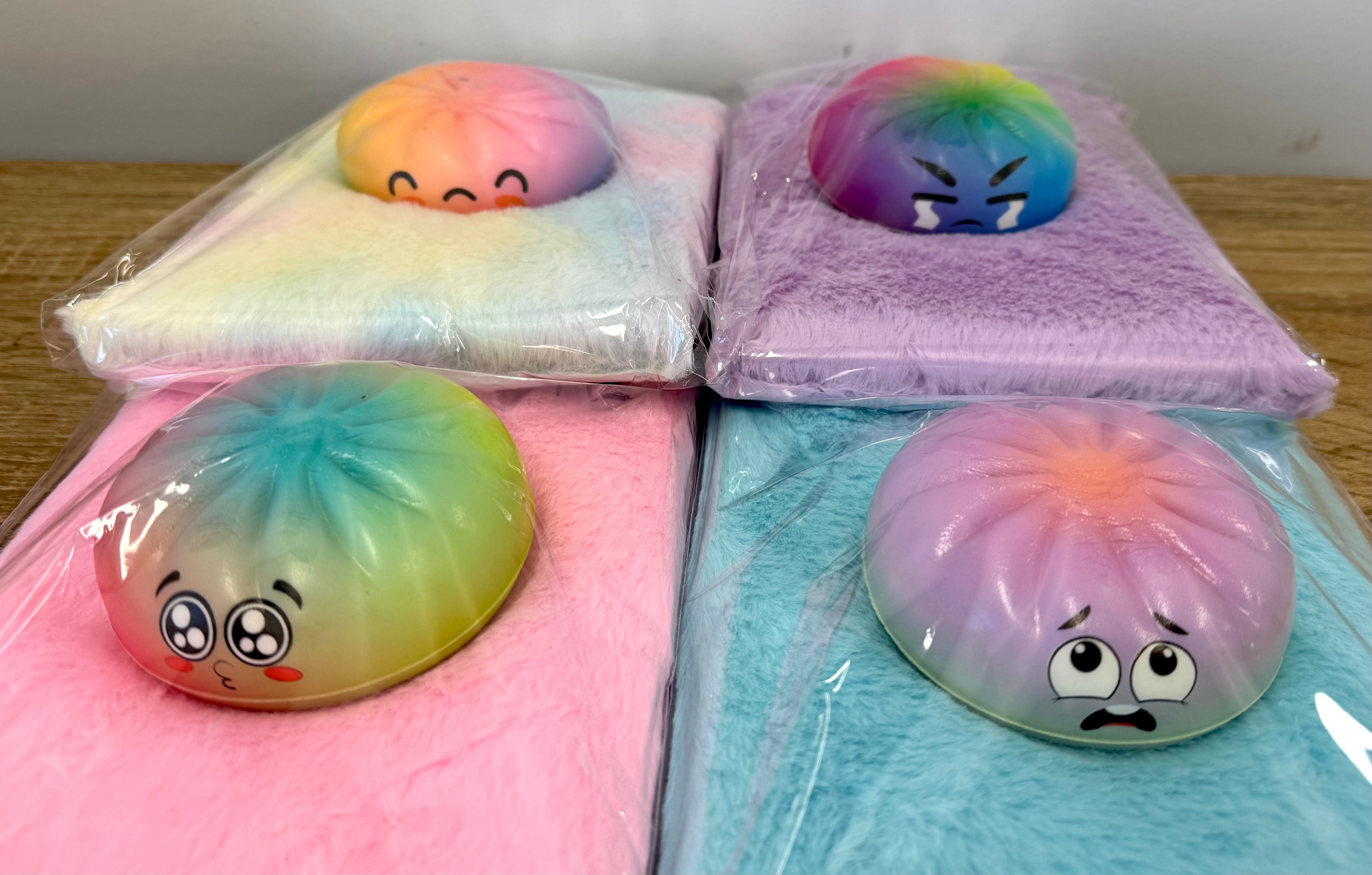 Squishy Dumpling Fluffy Notebooks Assortment