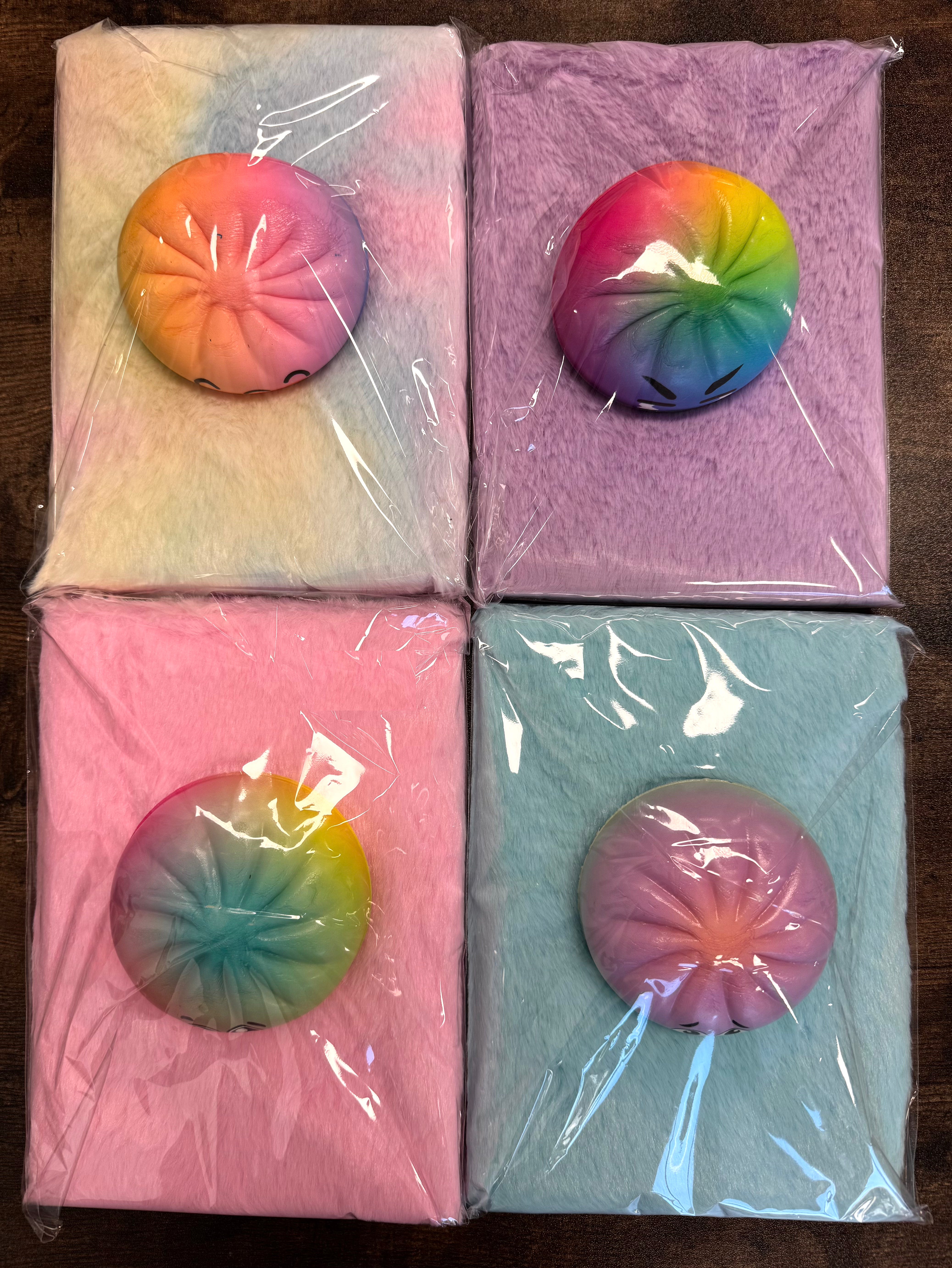 Squishy Dumpling Fluffy Notebooks Assortment