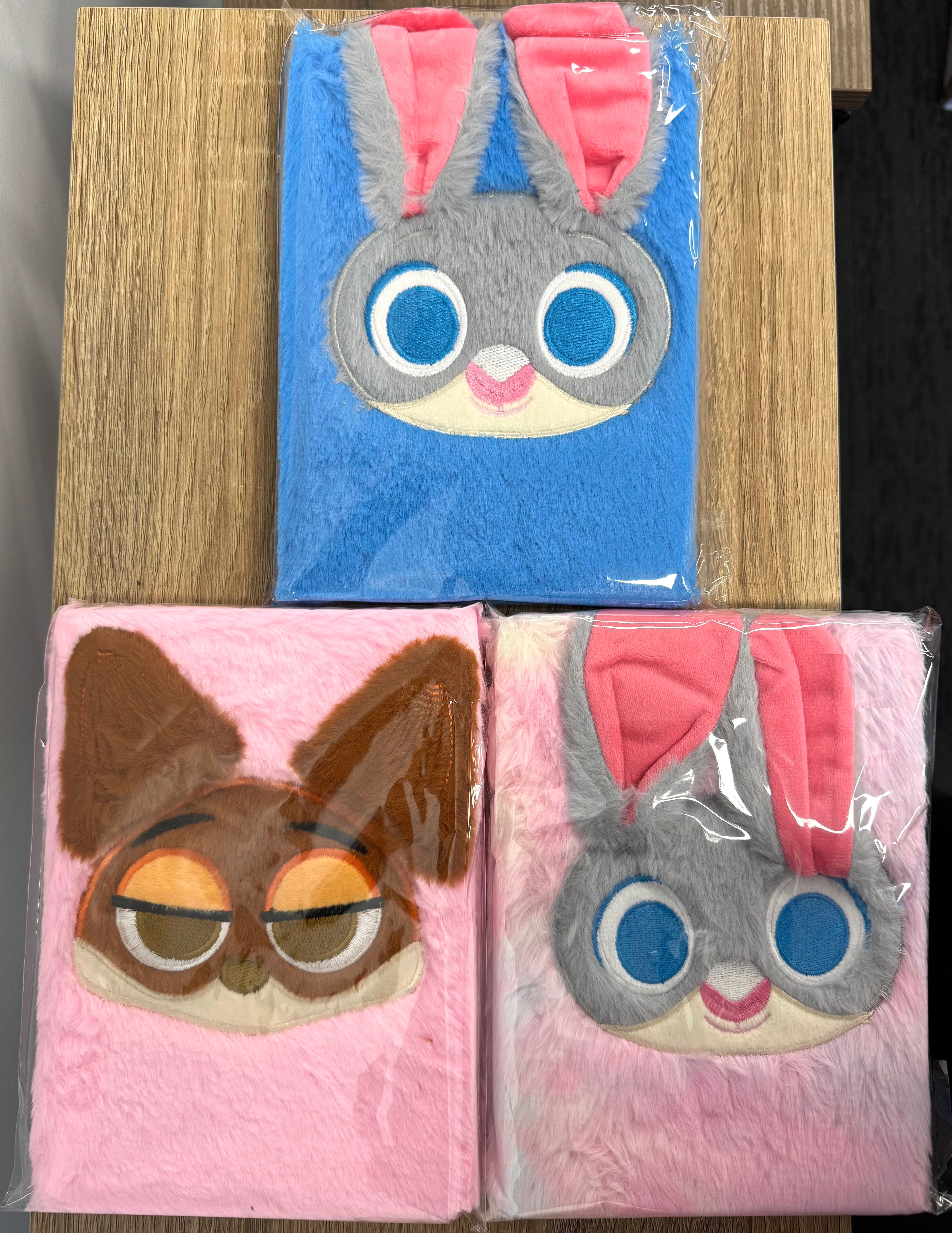 Animal Fluffy Notebooks Assortment