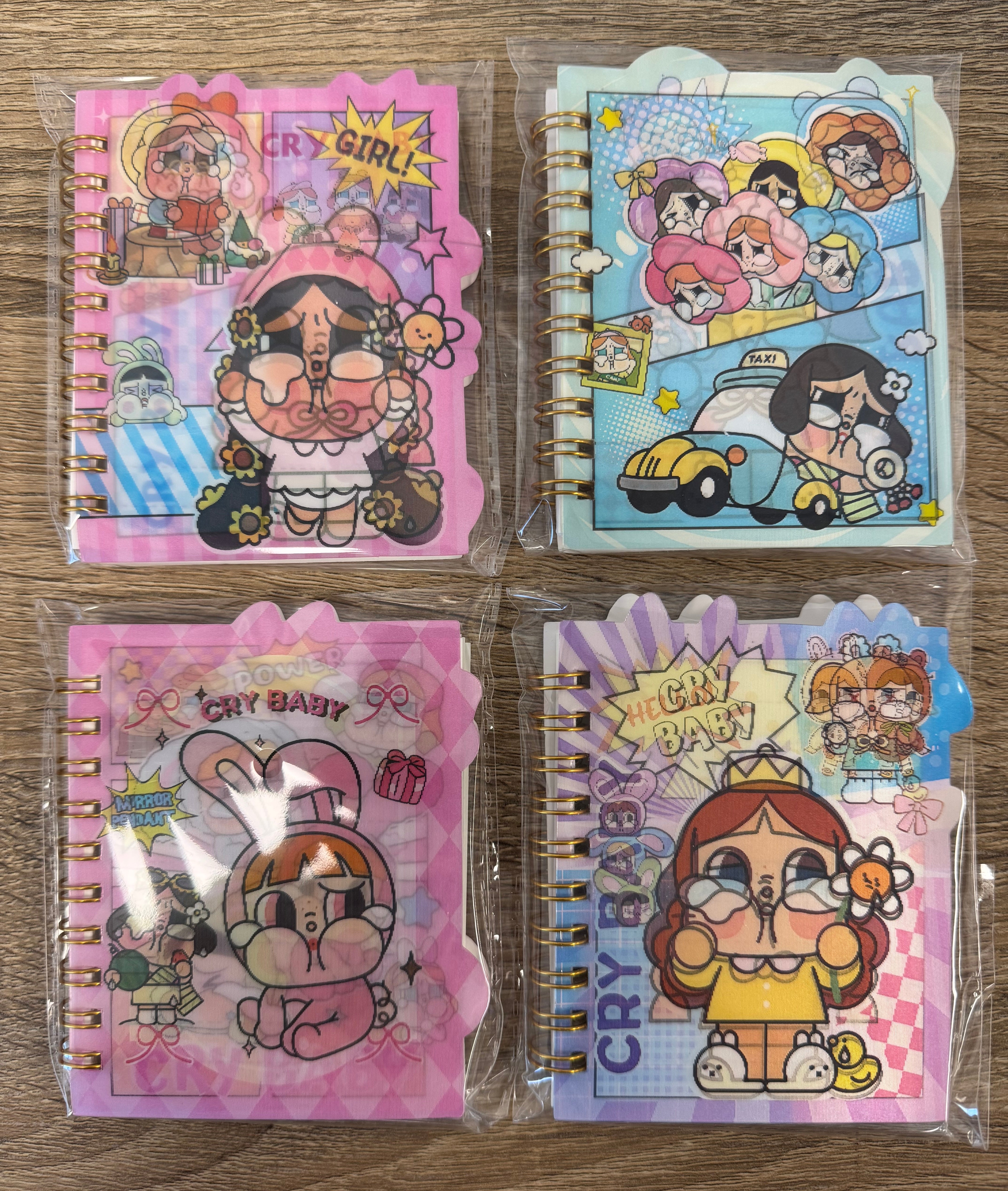 Mini Spiral Girl Notebook