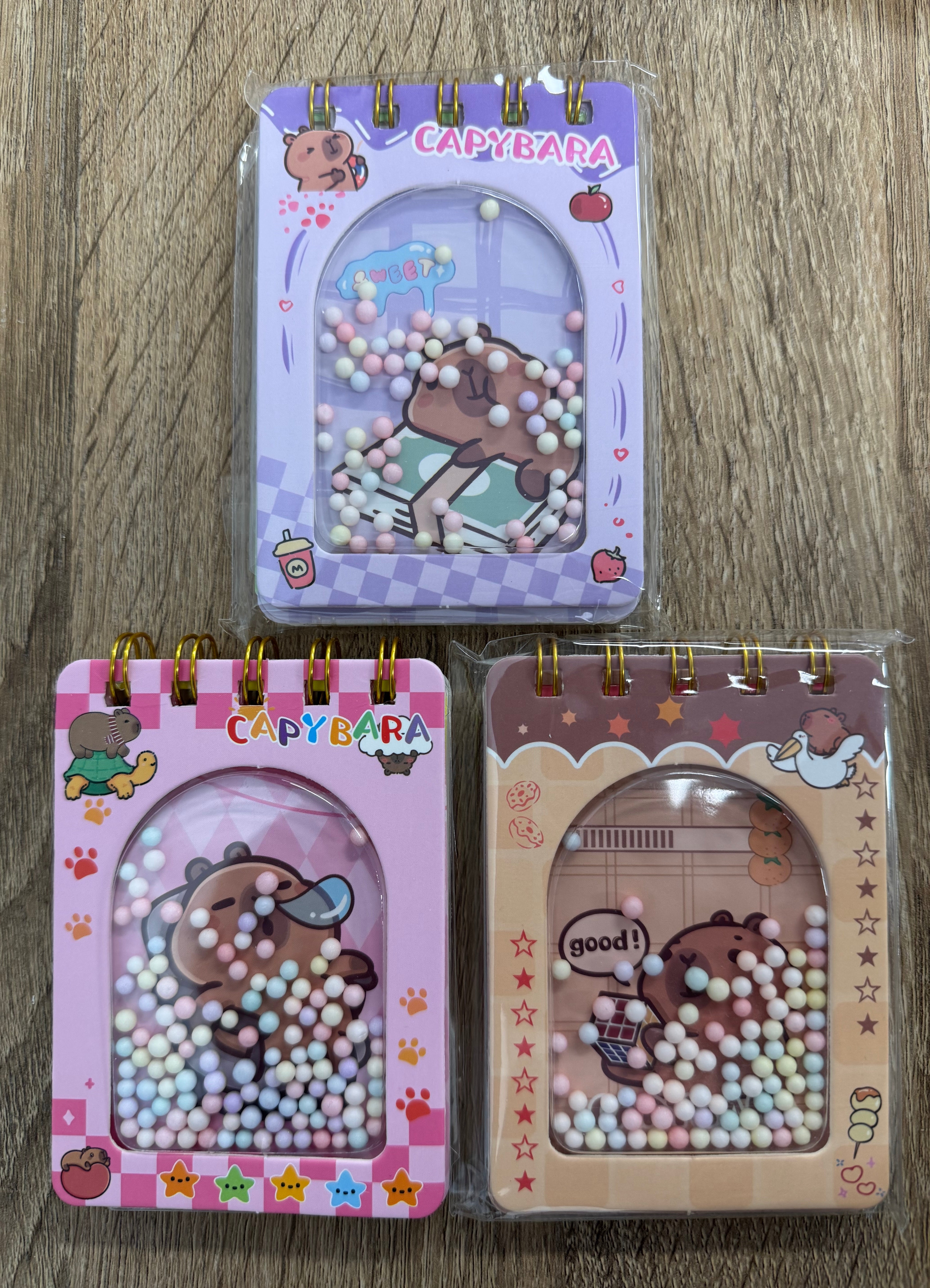 Mini Spiral Capybara Notebook