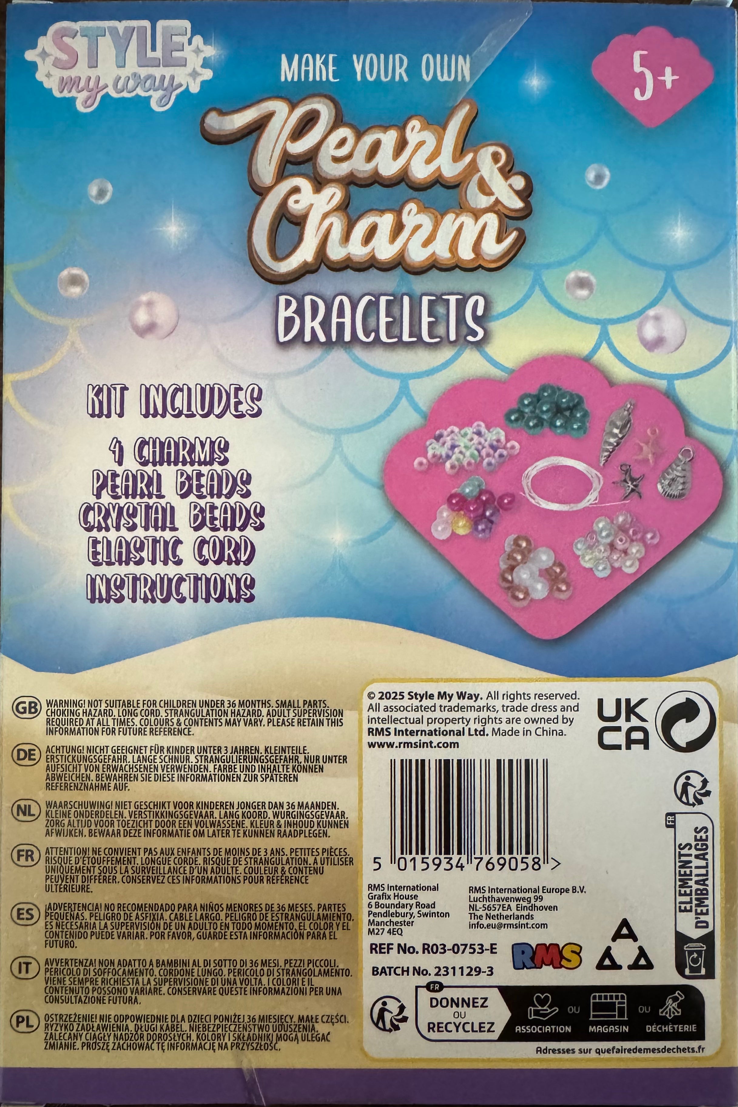 Make Your Own Pearl & Charm Bracelets