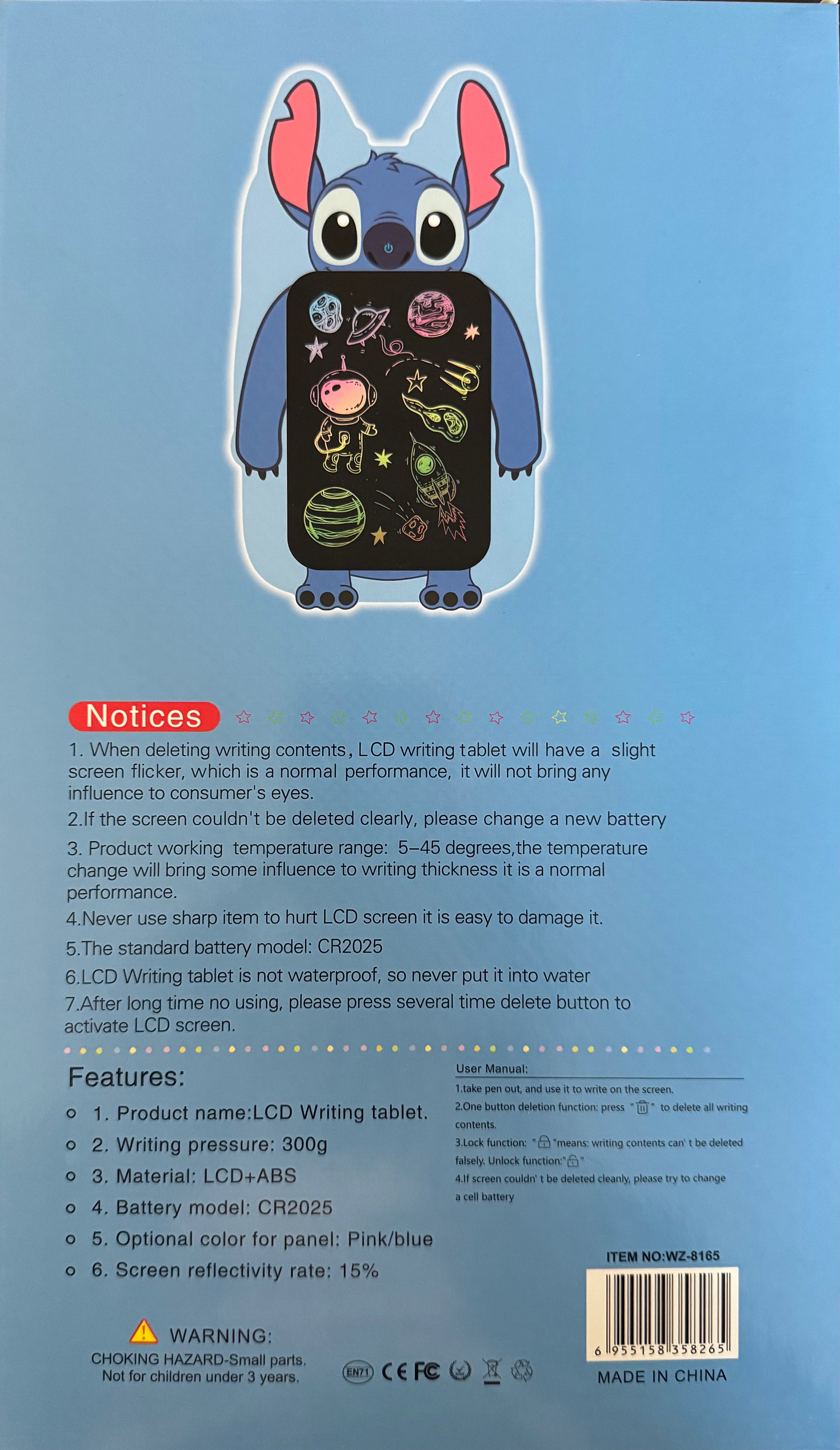 LCD Stitch Writing Tablet