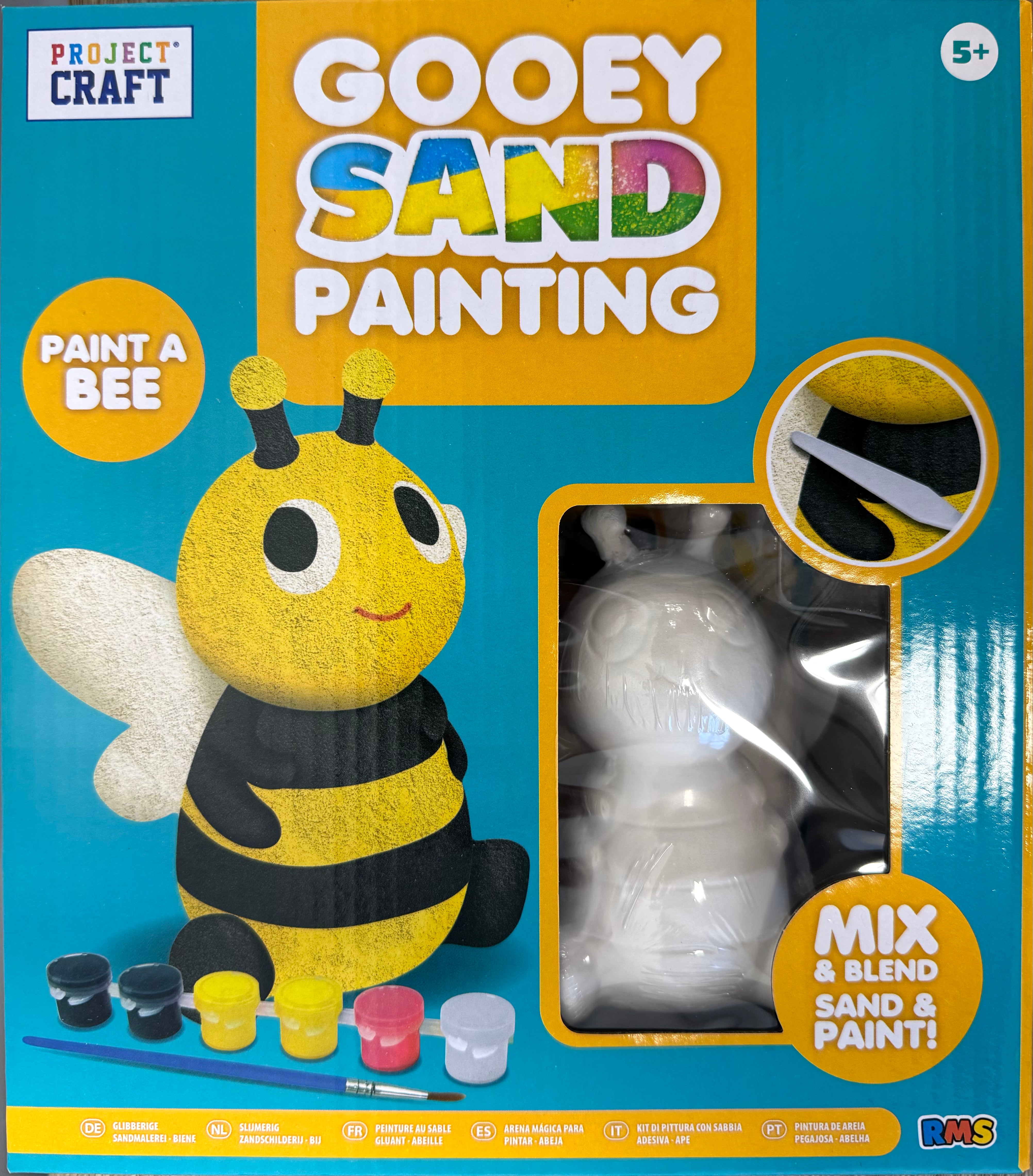 Gooey Sand Painting: Bee