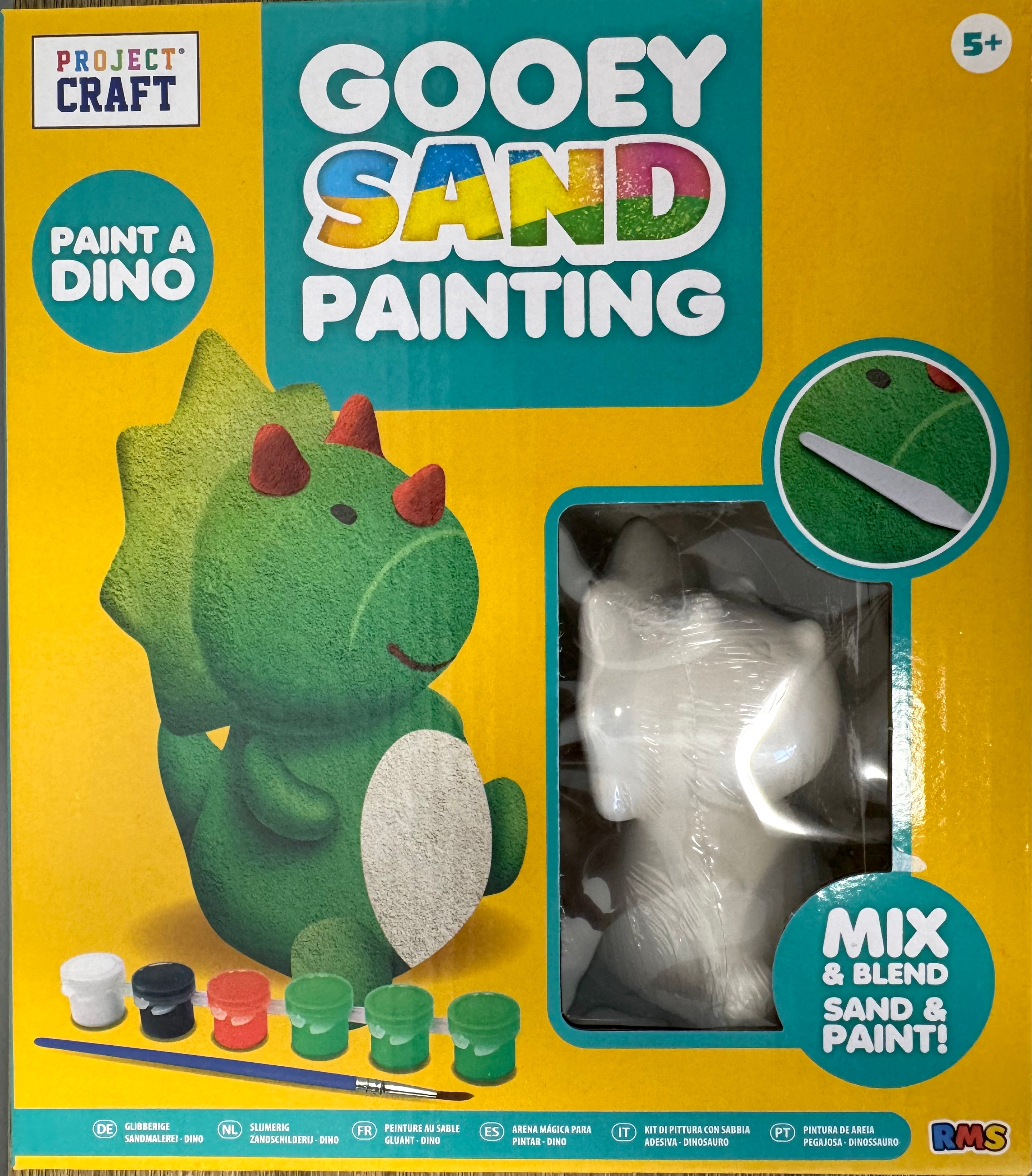 Gooey Sand Painting: Dino