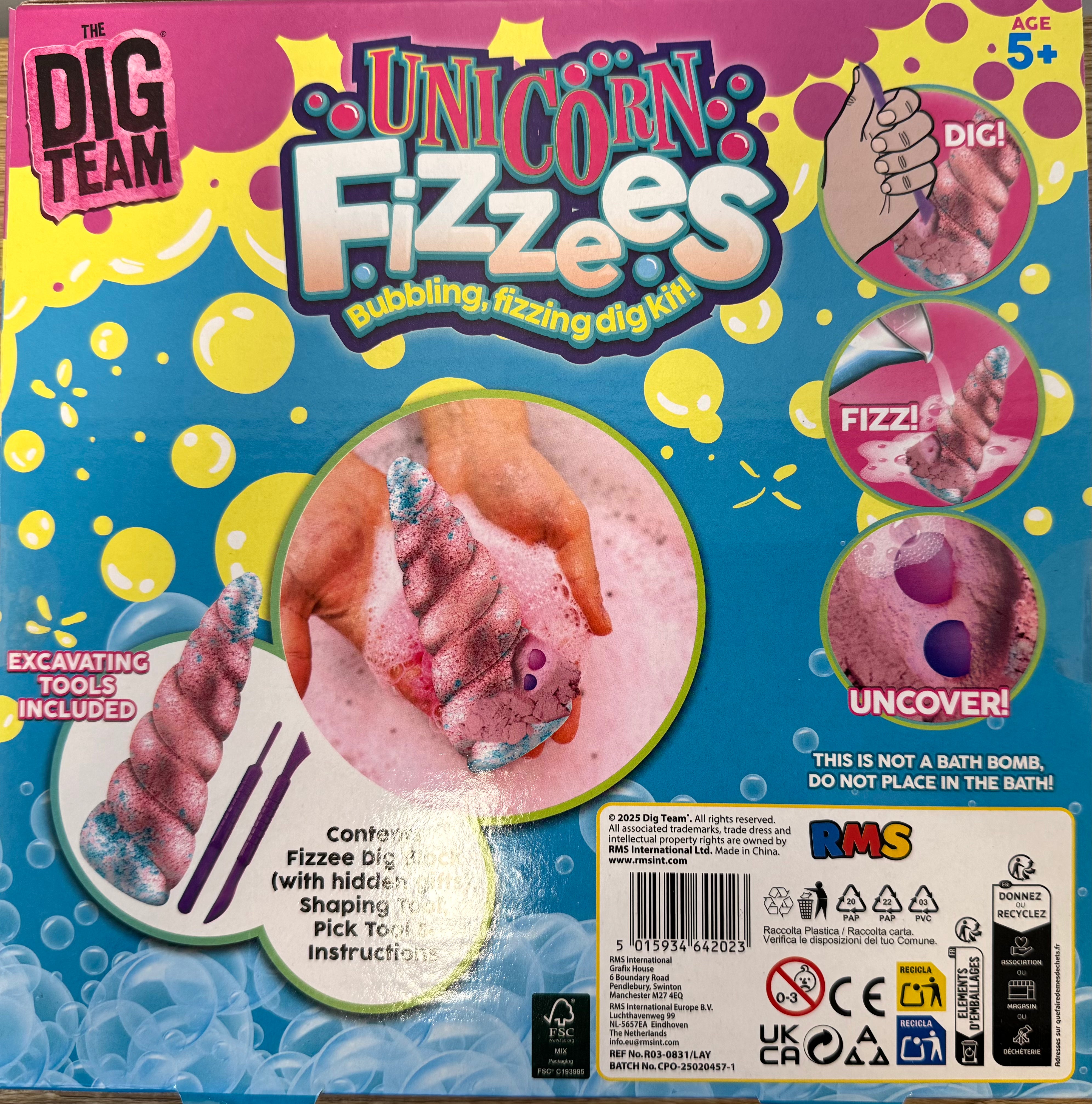 The Dig Team: Unicorn Fizzees