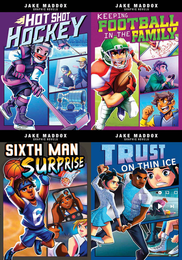 Jake Maddox Graphic Novels 4 Pack