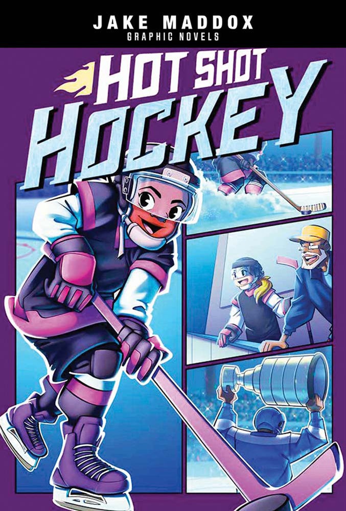 Jake Maddox Graphic Novels: Hot Shot Hockey