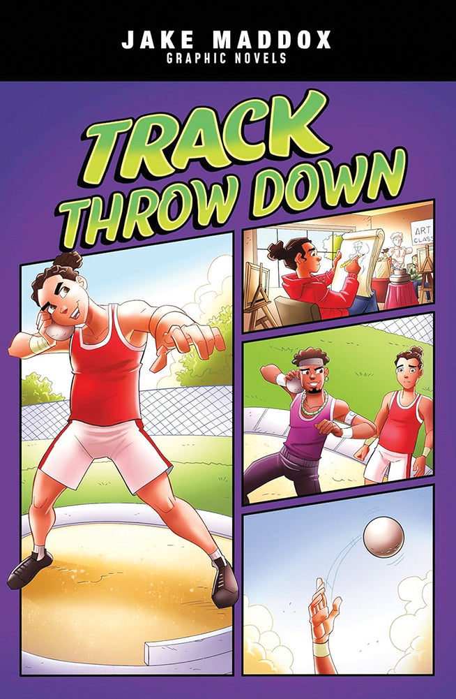 Jake Maddox Graphic Novels: Track Throw Down