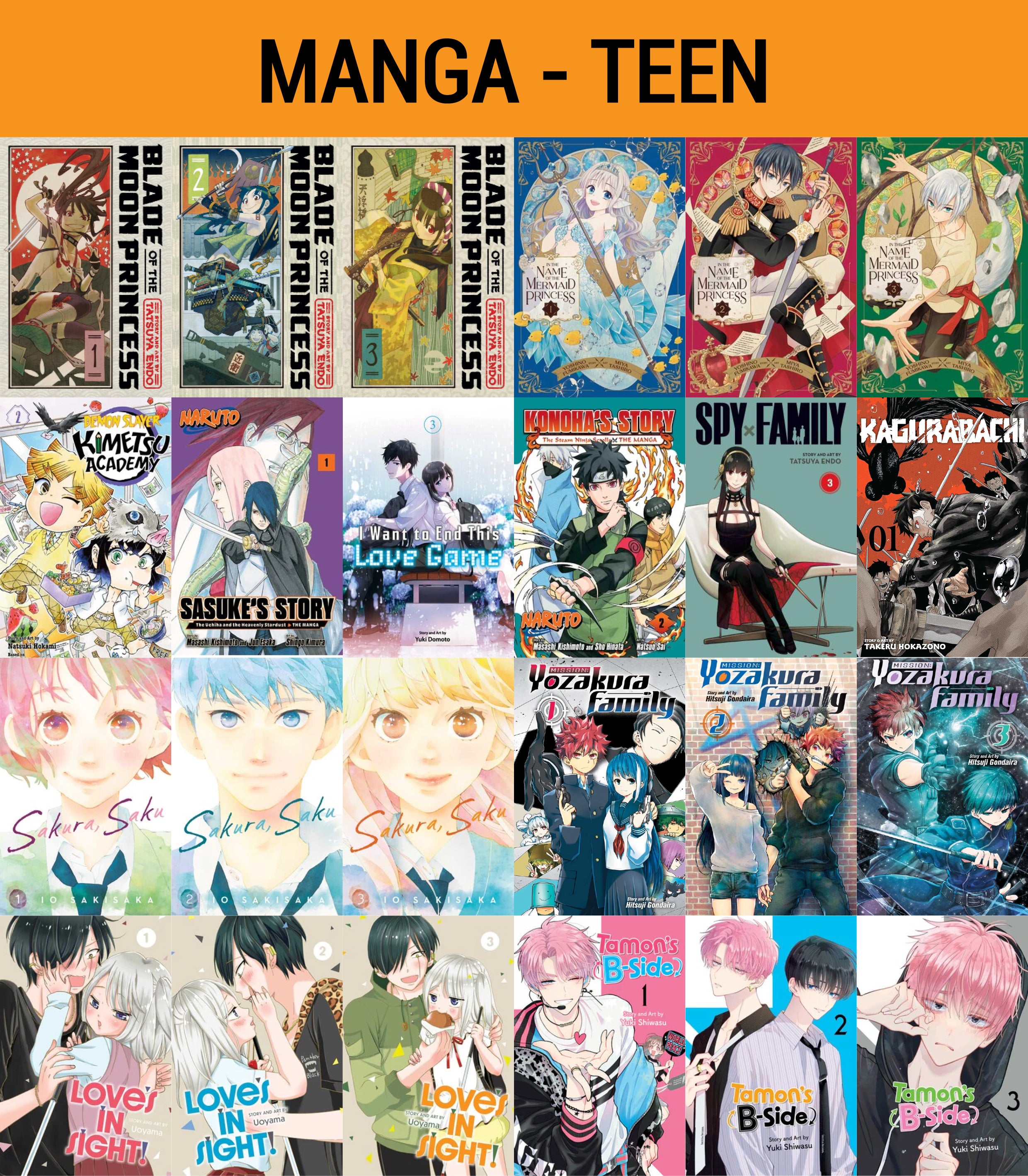 Manga (Teen) Variety Pack (30 titles)