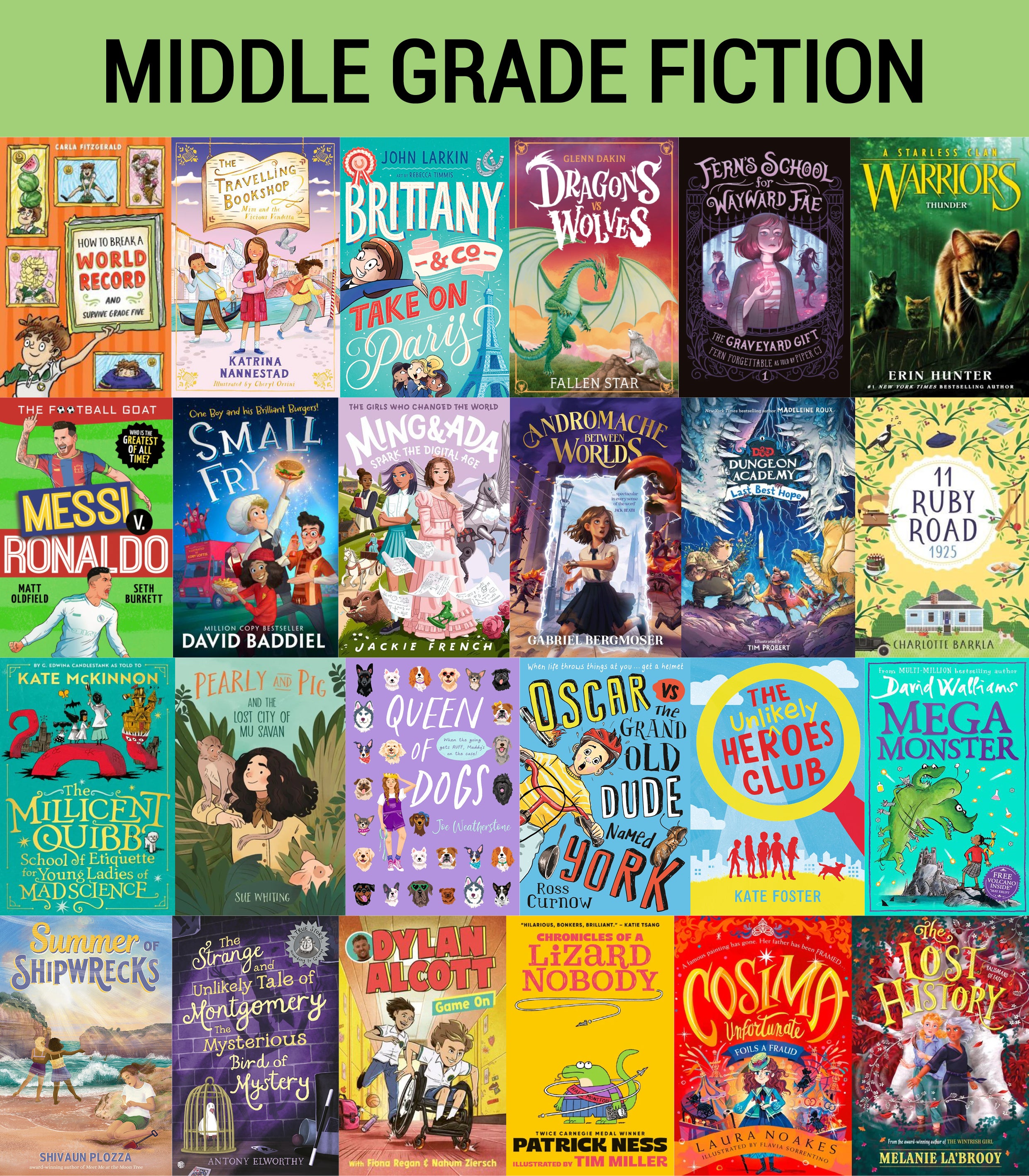 Middle Grade Fiction Variety Pack (35 titles)