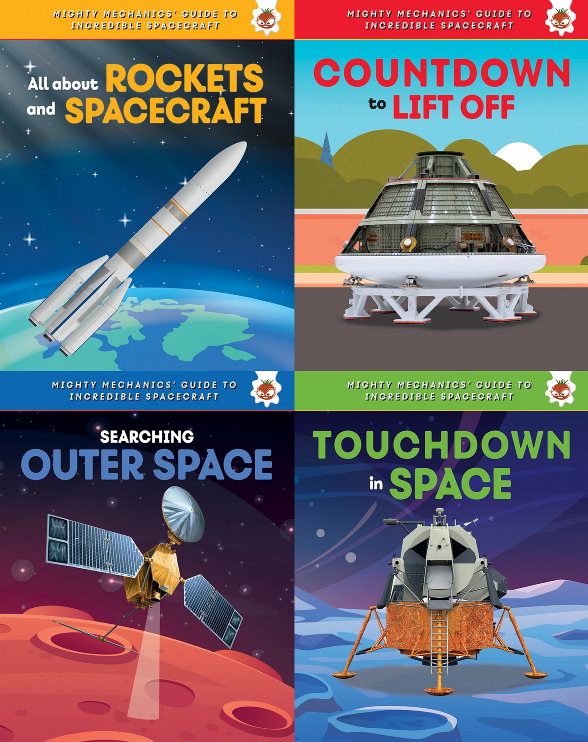 Mighty Mechanics Spacecraft 4 Pack