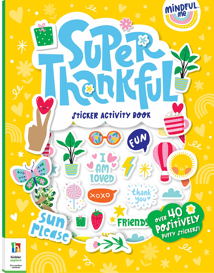 Mindful Me Super Thankful Sticker Activity Book