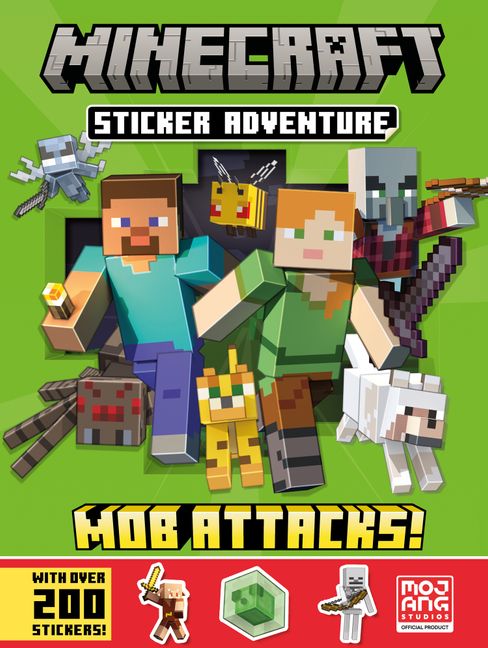 Minecraft Sticker Adventure Mob Attacks!