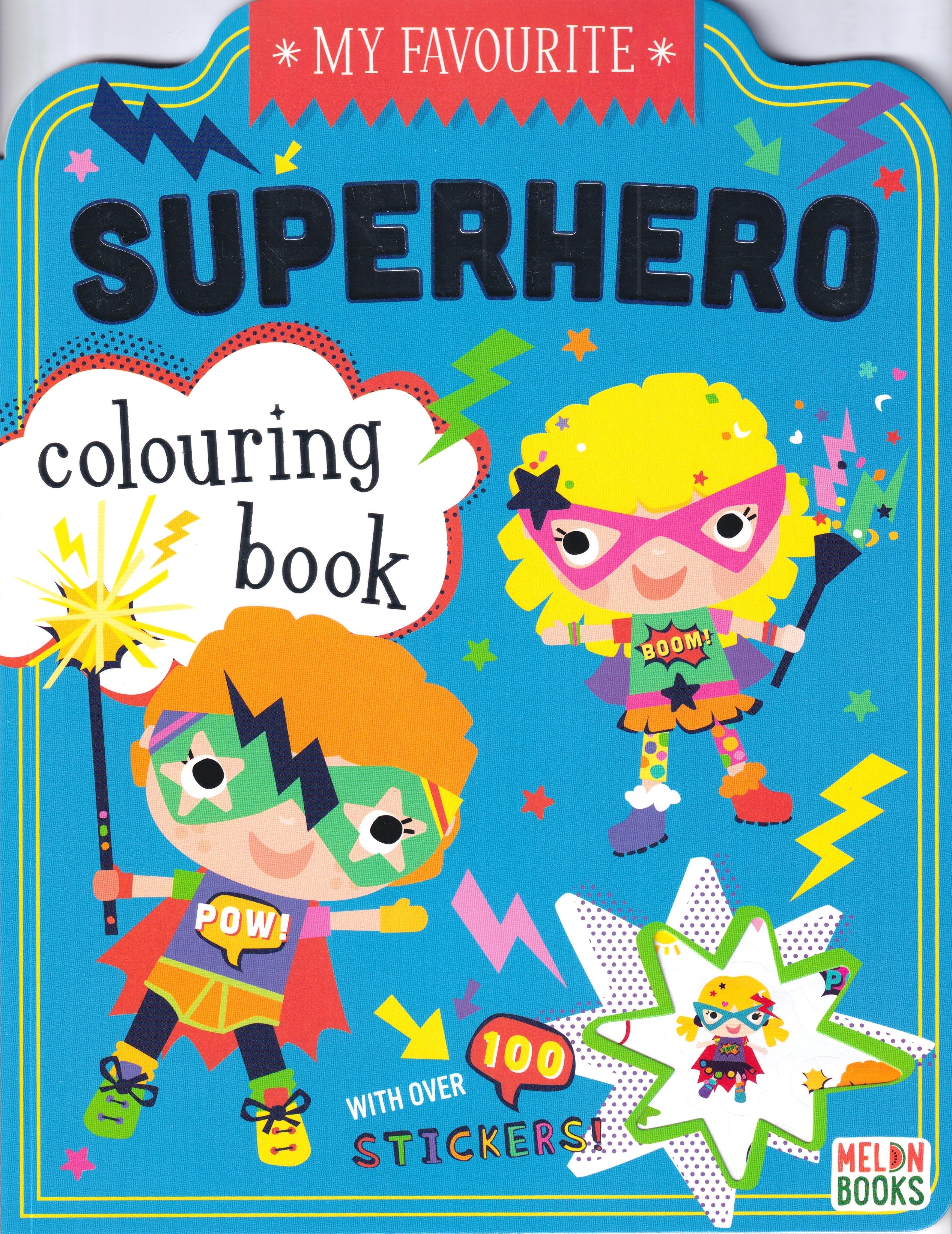 My Favourite Superhero Colouring Book